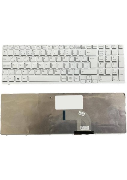 Sony Vaio AEHK5E011303A Uyumlu Notebook Klavyesi - Beyaz - Tr