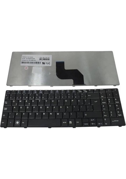 Casper ile Uyumlu Nirvana H36Y Uyumlu Notebook Klavyesi Siyah - Tr - Izolasyonlu