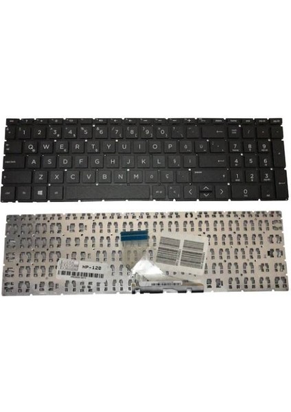 Hp ile Uyumlu 15-DA1056NT Uyumlu Notebook Klavyesi - Siyah - Tr