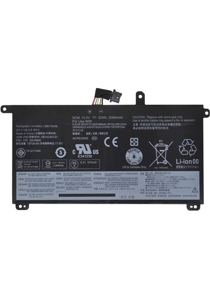 Lenovo Thinkpad T570 RLL-120 Notebook Bataryası Pili - Dahili (Iç)