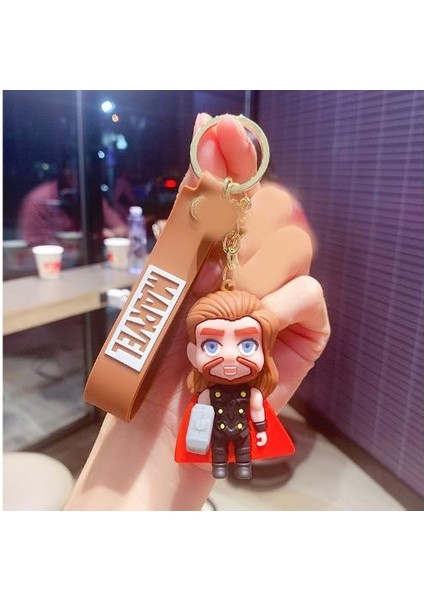 Deniz Kralı Mervel Thor Süper Kahraman Karikatür Anime Figür Pvc Bebek Anahtarlık Çanta Anahtarlık Süsü fiyatları