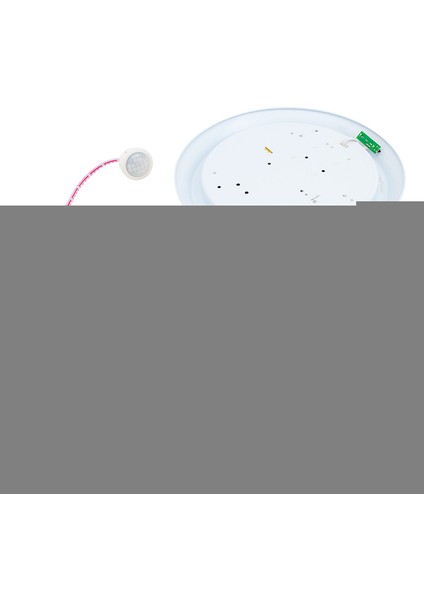 PM-7672 95MM Beyaz 24 Ledli Şarjlı Işığa Duyarlı - Hareket Sensörlü Tavan Lambası