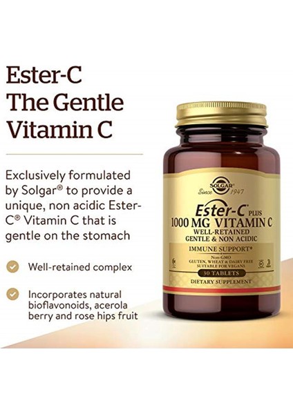 Ester-C Plus 1000 Mg 30 Tablet
