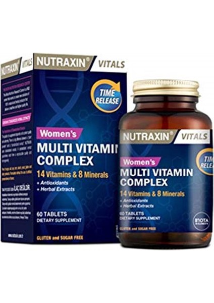 Women's Multi Vitamin Complex 60 Tablet Takviye Edici Gıda