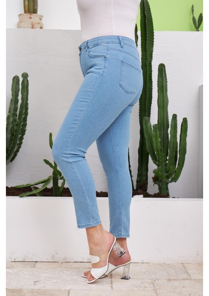 Büyük Beden Kim.buz Mavi Pantolon fırsatları