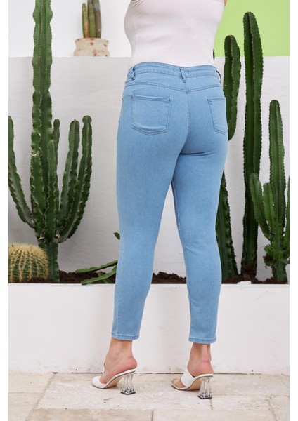 Büyük Beden Kim.buz Mavi Pantolon indirimleri