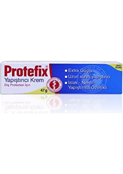 Genel Protefix Diş Protezleri Için Extra Güçlü Yapıştırıcı Krem 47GR 4009932622133