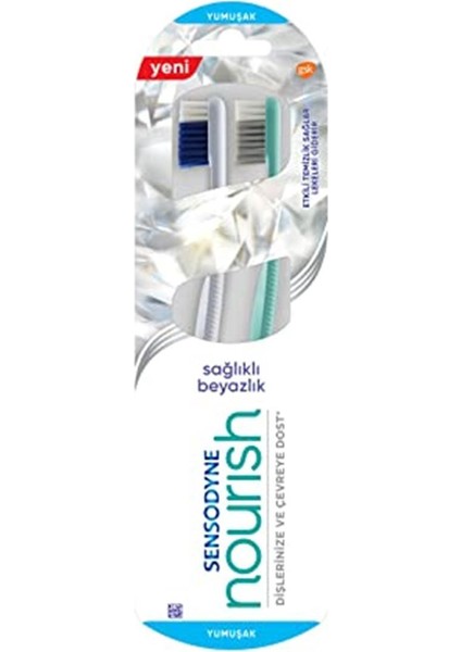 Nourish Sağlıklı Beyazlık Diş Fırçası 1+1
