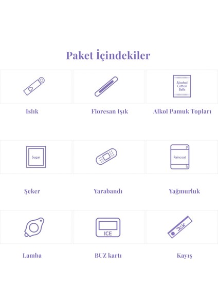 - Ilk Yardım Kiti modelleri
