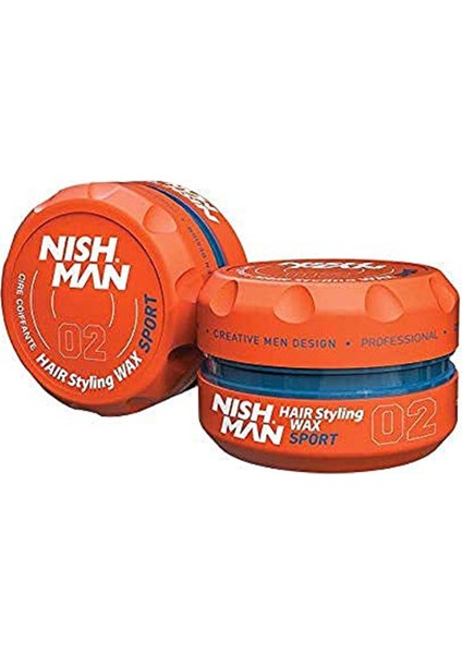 Nishman Saç Şekillendirici Wax (02 Sport, 150ml)