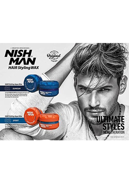Nishman Saç Şekillendirici Wax (02 Sport, 150ml) fiyatları