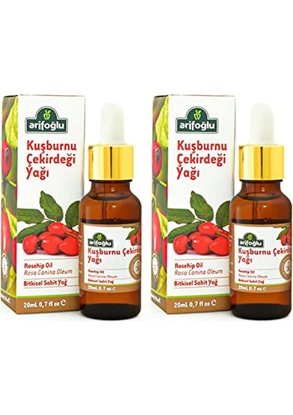 Kuşburnu Çekirdeği Yağı 20ML + 20ML 2 Li Set