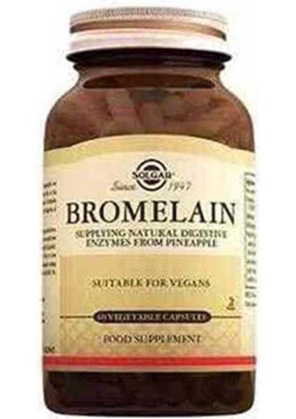 Bromelain 150 Mg 60 Kapsül