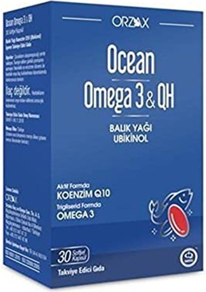 Ocean Omega 3 & Qh 30 Kapsül