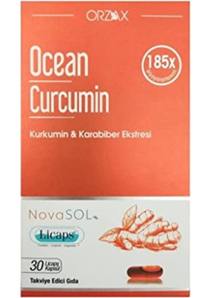 Ocean Curcumin Ve Karabiber Ekstresi Içeren 30 Kapsül