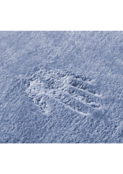 Elart banyo Paspas Takımı 2li Kaydırmaz Tabanlı Peluş Oscar Mavi fırsatları