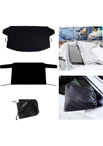 Araba Ön Cam Kar Güneş Gölge Kapağı Don Buz Yağmur Tozu Kamyon Suv Ön Ön Cam Için Çıkar (Yurt Dışından) fiyatları