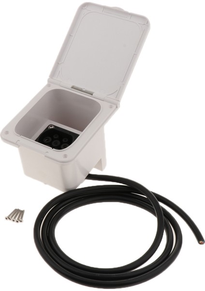 Karavan Motorum Rv 7 Pinli Fiş Şarj Çıkış Soketi ile Su Geçirmez Kapak (Yurt Dışından)