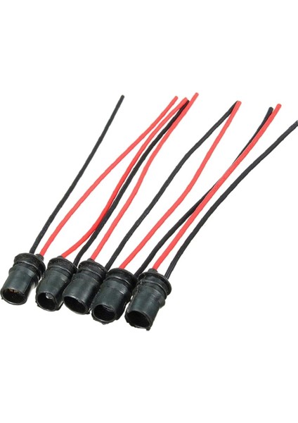 5x T10 W5W Ampul Soket Tutucu Araba Kamyon Tekne Yumuşak Kauçuk Konnektör Için (Yurt Dışından)