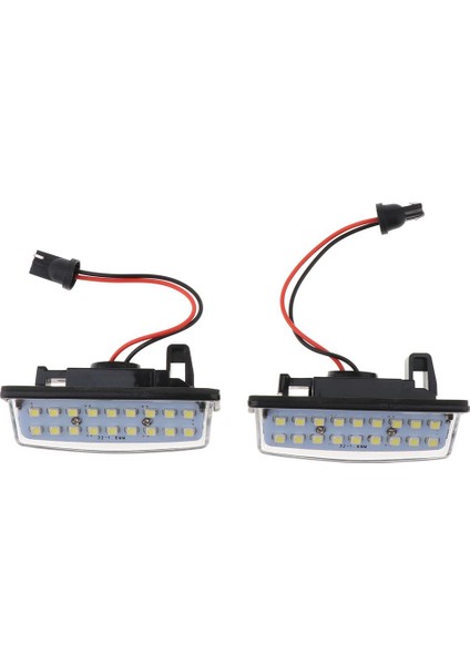 2 Adet Beyaz LED Plaka Plakası Işığı C25 C26 J31 (Yurt Dışından)