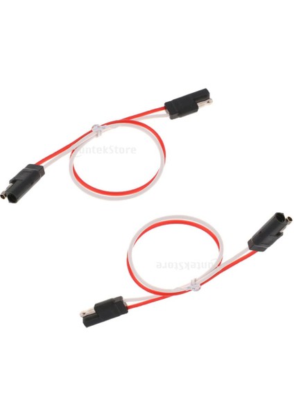 6 Adet Araba Polarize 13 "2 Pimli Sae Tel Kablo Demeti Fiş Konektörü 12V (Yurt Dışından) indirimleri