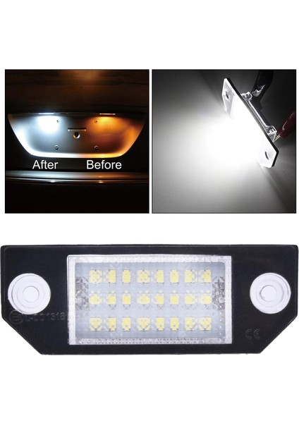 Ford Focus C-Max Mk2 2003-2008 Için Otomatik 12 V LED Plaka Işık Lambaları (Yurt Dışından)