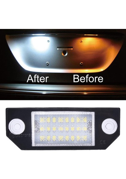 Ford Focus C-Max Mk2 2003-2008 Için Otomatik 12 V LED Plaka Işık Lambaları (Yurt Dışından)