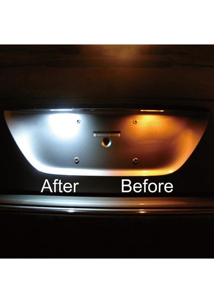 Ford Focus C-Max Mk2 2003-2008 Için Otomatik 12 V LED Plaka Işık Lambaları (Yurt Dışından)
