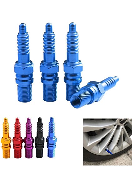 4 Paket Otomatik Kamyon Aracı Tekerlek Lastik Lastik Gövde Kök Valf Toz Kapakları Kapaklar (Yurt Dışından)