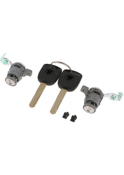 Çift Sol ve Sağ Kapı Kilidi Silindir W 2 Anahtarları Honda Civic 03-06 Için (Yurt Dışından)