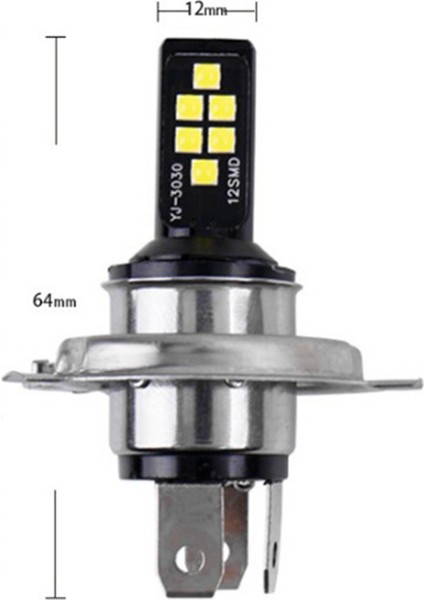 2 Adet LED Far Ampulleri Düşük Işın Dönüşüm Kiti Mini Boyutu Süper Parlak Kolay (Yurt Dışından)