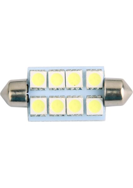 Araba Smd LED 5050 3528 Iç Kubbe Festoon Ampul Işık Lambası 31 36 39 42MM DC12V (Yurt Dışından)