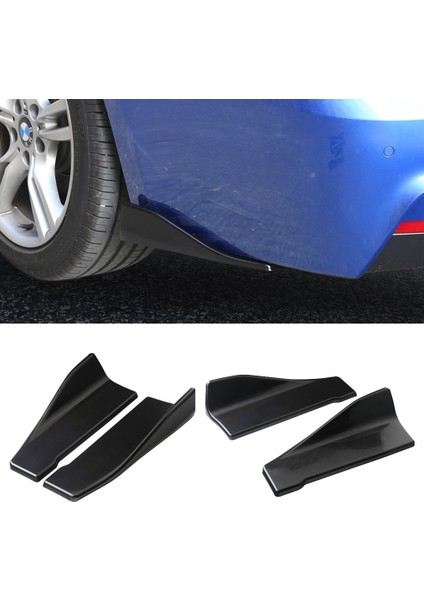Evrensel Anti-Scratch Araba Arka Tampon Dudak Difüzör Splitter Canard Parlak (Yurt Dışından) fiyatları