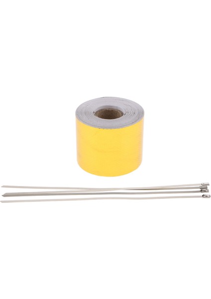 Altın 850 ° F Sürekli Araç Yüksek Sıcaklık Kalkan Sarma Koruyucu Bant (Yurt Dışından) modelleri