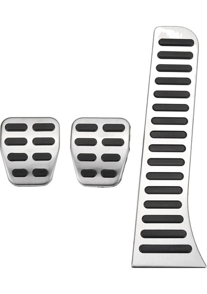 3 Paslanmaz Çelik Yakıt Pedalı Set W Vw Golf Mk5 Mk6 Için Fren ve Footrest Kapak (Yurt Dışından)
