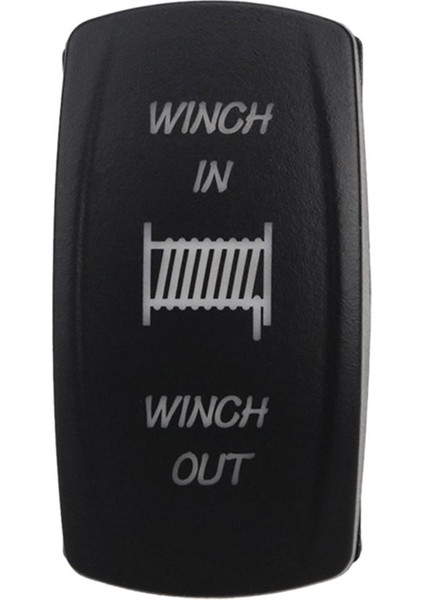 Anlık Rocker Anahtarı Vinç Giriş Çıkış 20A 12 V (Açık) -Of- (Açık) LED Araba Kamyon Tekne Atv Utv 7pin Için Işıklı - Beyaz (Yurt Dışından)
