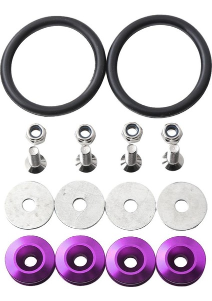 4 Paket Hızlı Serbest Dinleme Tampon Bagaj Fender Hatch Kapakları Dayanıklı Mor (Yurt Dışından) fiyatları