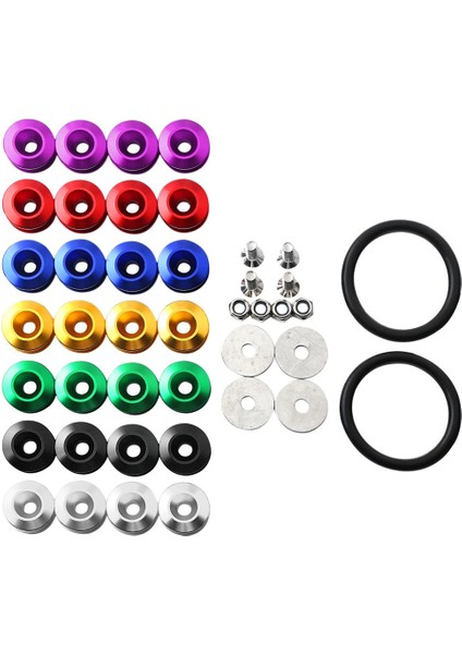 4 Paket Hızlı Serbest Dinleme Tampon Bagaj Fender Hatch Kapakları Dayanıklı Mor (Yurt Dışından) modelleri