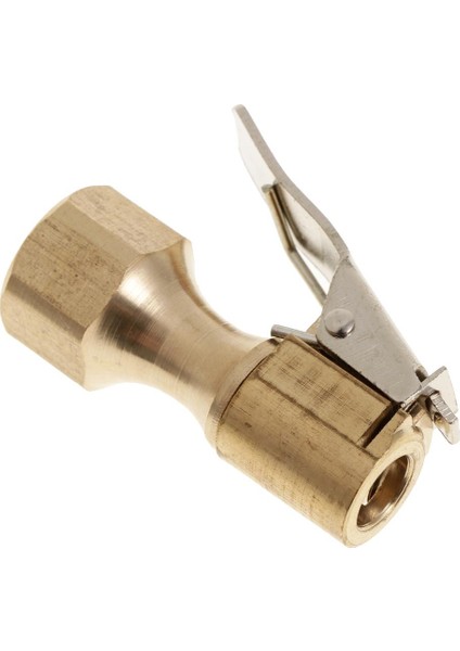 1 4 "npt Pirinç Kilidi Lastik Şişirme Kadın Hava Chuck ile Klip Altın (Yurt Dışından) fırsatları