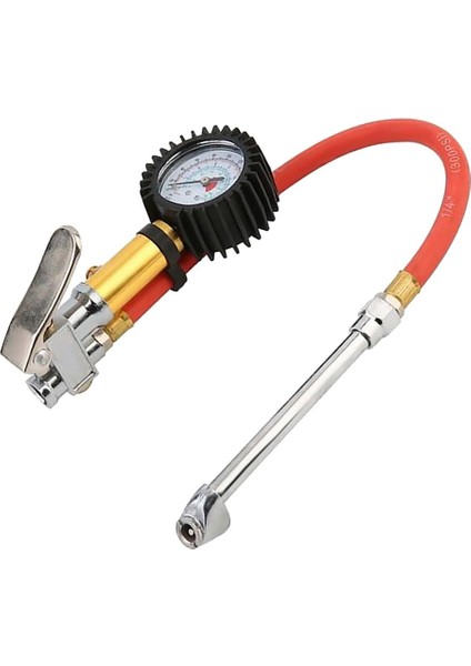 0-220PSI Hava Lastiği Şişiricisi ve Arama Göstergesi Otomatik Kamyon Kompresör Aracı (Yurt Dışından)
