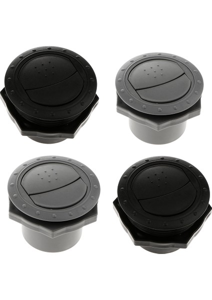 4x Araba Rv Römork Iç Tavan Yan Egzoz Havalandırma Çıkışı Açık Yakın Abs (Yurt Dışından)