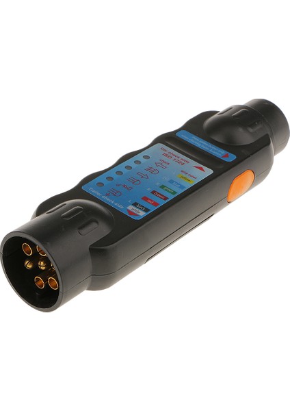 2 Pc 7 Pin+13 Pin Römork Çekme Test Cihazı LED Kablolama Devresi Soketi 12V (Yurt Dışından)