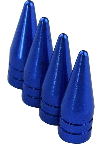 4 Adet Araba Motor Spike Lastik Toz Geçirmez Tekerlek Kök Alüminyum Vana Caps Mavi (Yurt Dışından) fırsatları