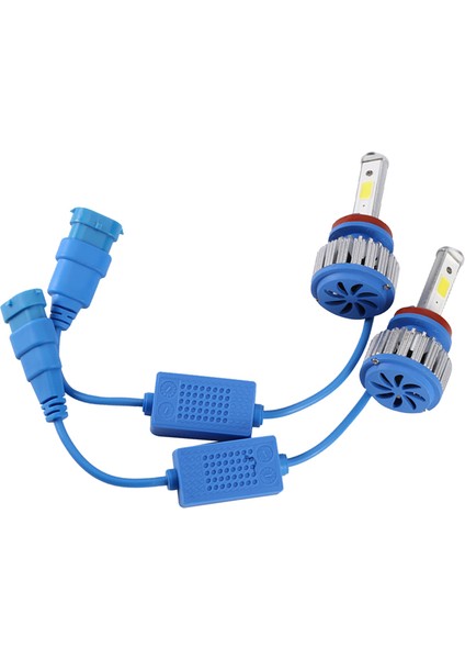 2 Adet Yedek D6 H11 30W 3500LM LED Otomatik Far Ampulleri Yüksek-Düşük Işın Beyaz (Yurt Dışından)
