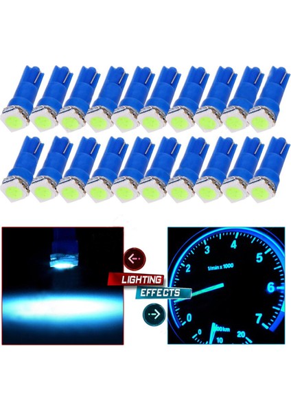 20 T5 5050 Paketi 1smd Buz Mavisi Panosu (Yurt Dışından) indirimleri