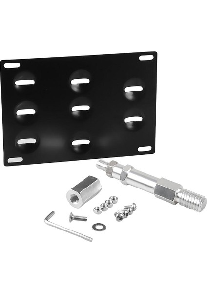 8 Audi A4 2010-15 Siyah Için Pozisyon Tow Hook Plaka Montaj Braketi (Yurt Dışından)