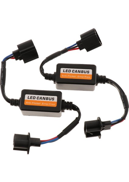 2 Parça H13 LED Dönüşüm Kiti Far Canbus Hatası Anti Flickering (Yurt Dışından)