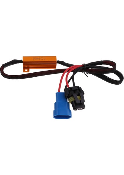 2x Hb3 9005 50W 6ohm LED Drl Sis Light Load Direnç Kablo Dekoru Kod Çözücü (Yurt Dışından)