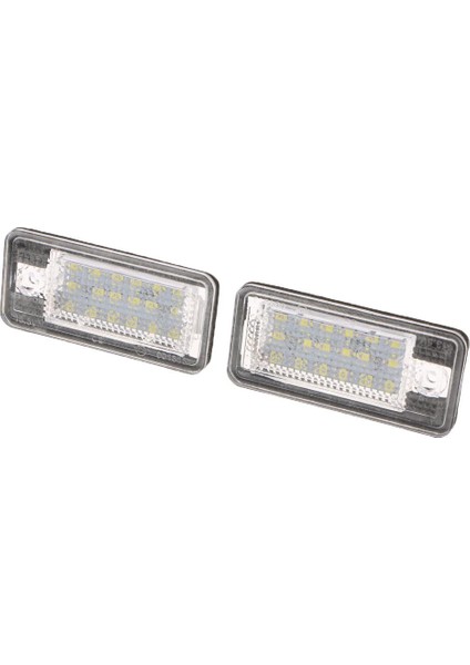 12V Beyaz Hata LED Plaka Işık Lambaları Foraudi A3 A4 B6 B7 (Yurt Dışından)