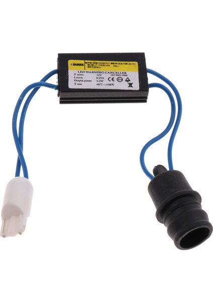 Kolay Yükle Güvenlik T10 12V Dc Yük Direnç LED Adaptör Anti Göz Kırpma Flaşı (Yurt Dışından)
